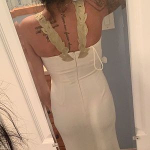 Beautiful White and gold down